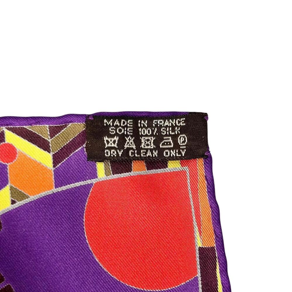 HERMES Authentic Black Silk Scarf - Picture 9 of 9
